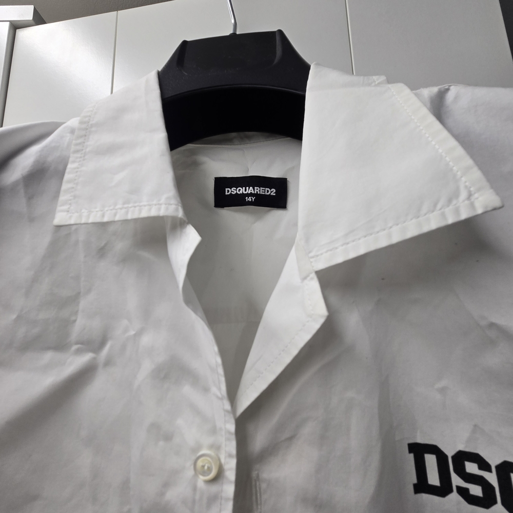 DSQUARED2 White Button-Up Shirt